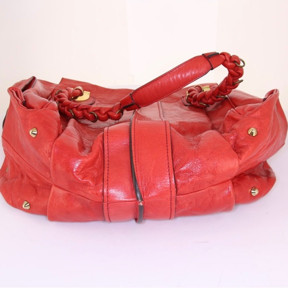 Chloe - Heloise XL - shoulder bag - RED leather - EUC - Picture 4 of 4